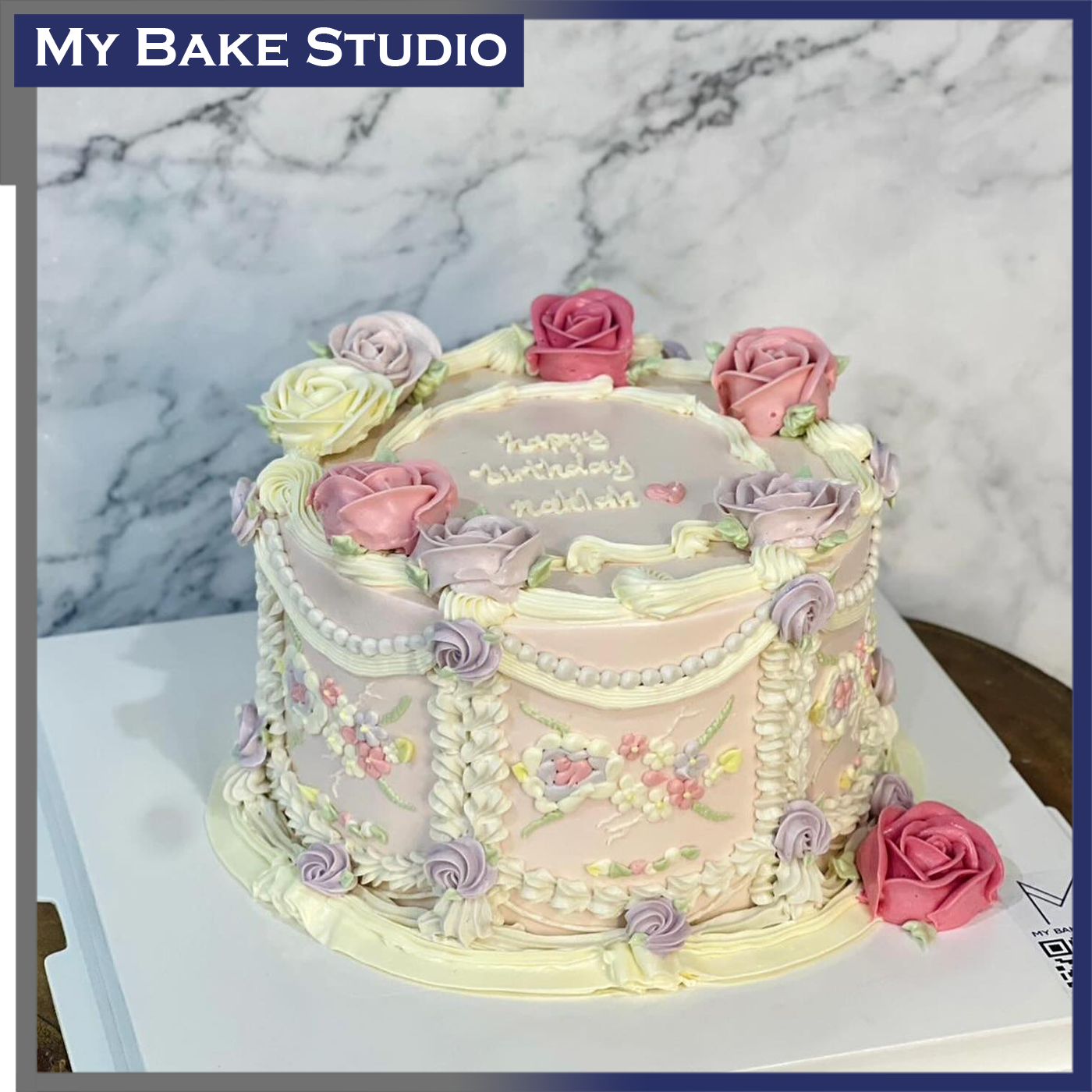 937VictorianRosetteCake