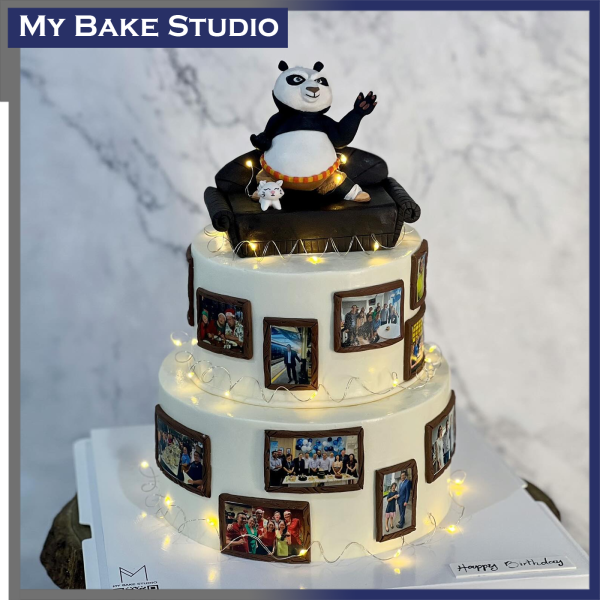 Panda Family Cake