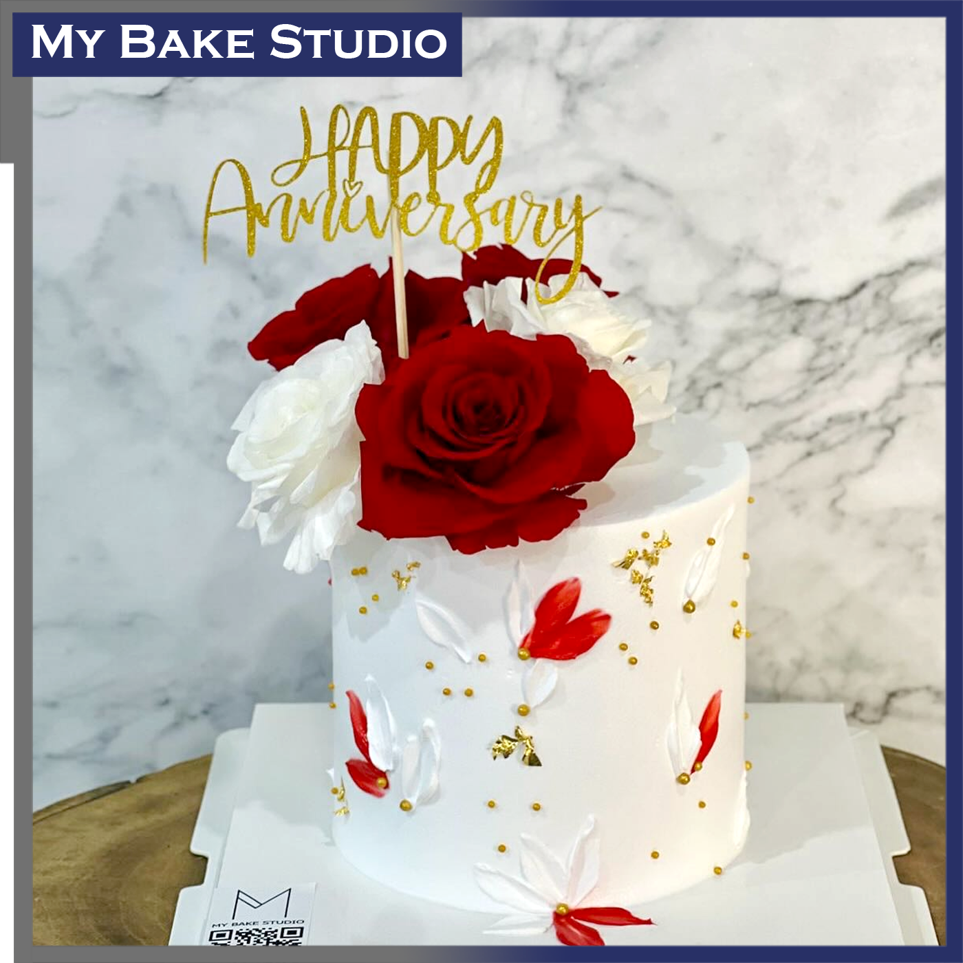 986CrimsonPurityRoseCake