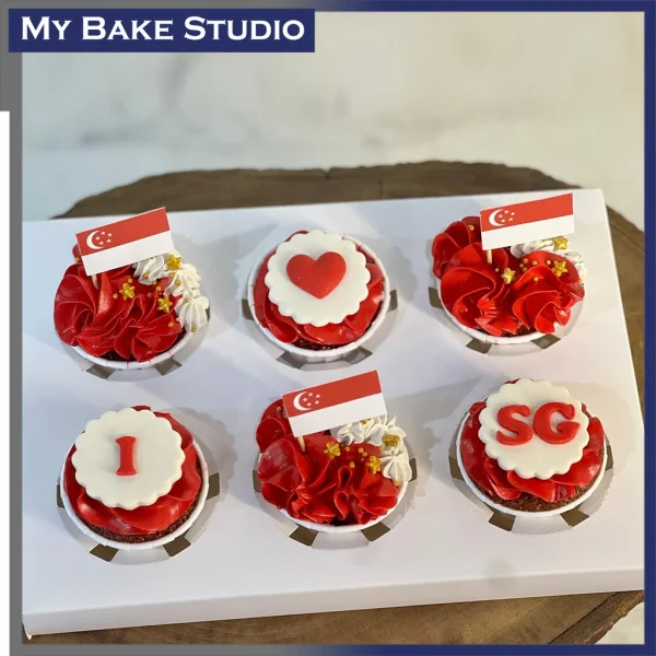 National Day Party Cupcake