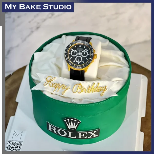 Luxury Watch Display Cake
