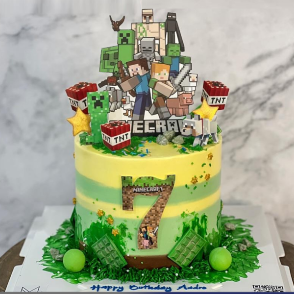 Minecraft Mine Stop Cake