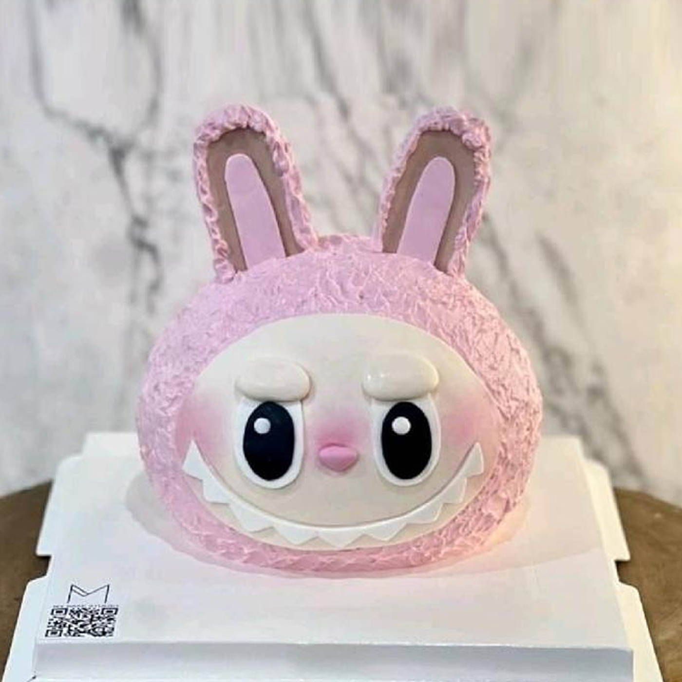 3D Pink Labubu Cake